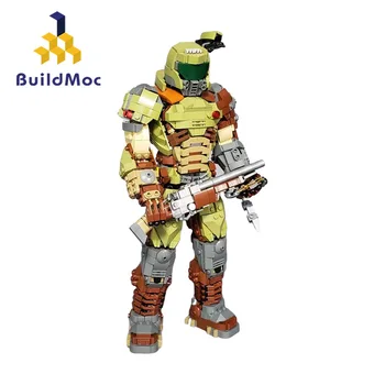 MOC Классический Шутер Обреченные Механические Солдаты Набор Строительных Блоков Экшн-Персонаж Mecha Brick Игрушки Для Детей Подарок На День Рождения