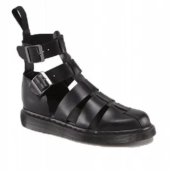 2023 Летние мужские сандалии на платформе Из коровьей кожи Модные гладиаторы в римском стиле в британском стиле на толстом каблуке Hombre