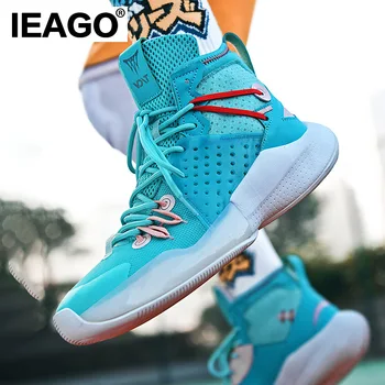 IEAGO, новая модная мужская баскетбольная обувь, износостойкие щитки на щиколотках, спортивные кроссовки для бега