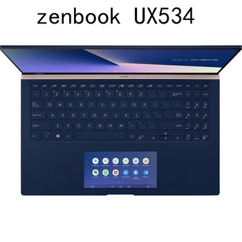 Защитные чехлы для клавиатуры ASUS zenbook 15 UX534ftc UX534FT F FA UX534 UX 534 UX533 15,6 дюймов прозрачный силиконовый Гибкий мягкий