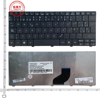 Испанская клавиатура Для Acer Emachines ZE6 ZE7 PAV70 PAV01 PAV80 NAV50 350 eM350 NAV51 355 eM355 D255E AOD255E NAV70 POVE6 SP Черный