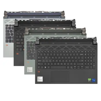Новый Оригинальный Для Dell G15 5510 5511 5515 Сменные Аксессуары Для ноутбуков Подставка для рук и Клавиатура С Подсветкой 0V256H 0MF33N