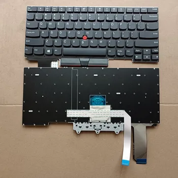 АМЕРИКАНСКАЯ КЛАВИАТУРА для IBM Thinkpad E14 Gen1 Gen2 NoBacklight Черная с точечной клавиатурой для ноутбука