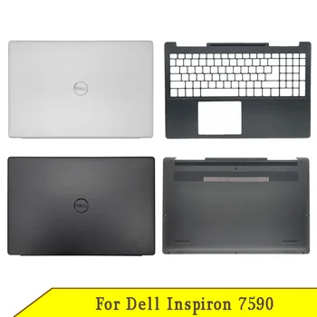 Новый Нижний базовый Верхний чехол для ноутбука Dell Inspiron 7590 с ЖК дисплеем, задняя крышка, подставка для рук, корпус A C D, черный, Серебристый Цвет