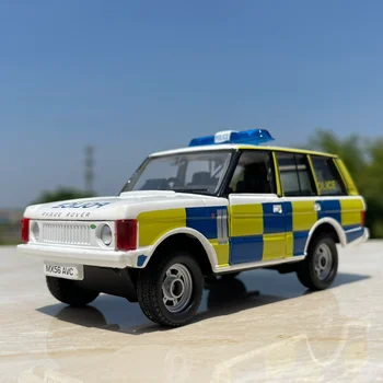 Литые под давлением автомобили 1: 36 12,5 см Land Rover Внедорожная полицейская машина, коллекция моделей автомобилей из сплава, детские подарки
