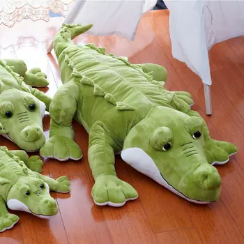 Имитационная Кукла-Крокодил, детская плюшевая игрушка, Ленивая подушка для Сна, Большая кукла-Акула, мягкие игрушки