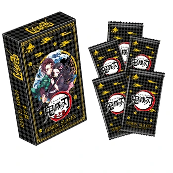Оптовая Продажа Demon Slayer Booster Box Case Kamado Nezuko TCG Игровые тележки Настольная игра Игральные карты Подарок для детей