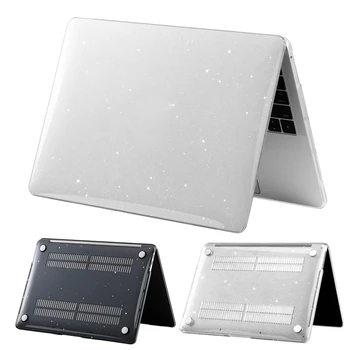 Блестящие Чехлы для ноутбуков Macbook M1 Pro 13 14 16 A2442 A2485 A2338 Touch Bar для Mac Book Air Pro Retina 13 15 A2179