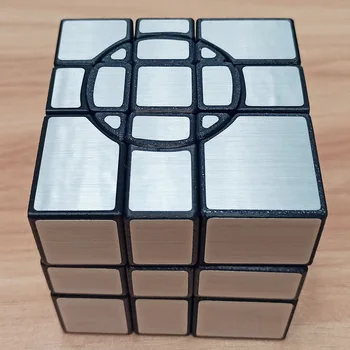 Зеркальный Волшебный куб 3 * 3, 3D Принт, Скоростные кубики-головоломки, Обучающие Игрушки для снятия стресса, коллекция подарков