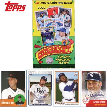 Новая Бейсбольная Коробка для Хобби Topps Archives 2022 Официальная Подлинная Торговая Коллекционная карточка Каждая коробка Содержит 2 карточки с подписями
