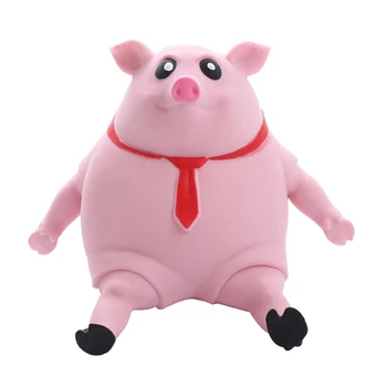 C5AA Милая Розовая свинья, Мягкая игрушка, Антистрессовые игрушки-непоседы, игрушка для снятия стресса для малыша