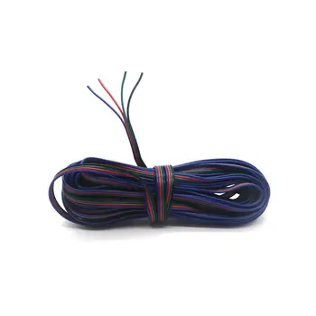 SZYOUMY 500M 4 Pin 4 Канала 5050 3528 Удлинитель светодиодной ленты RGB Удлинитель кабеля Провода Шнура Для светодиодной ленты RGB
