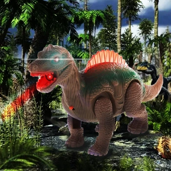 Мощные электрические ходунки со звуком, игрушки-динозавры, модели животных, игрушки для детей