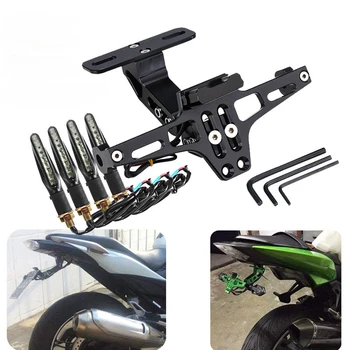 Держатель заднего номерного знака Мотоцикла и Указатели поворота Для Yamaha MT07 MT09 MT10 R1 Для Kawasaki Z750 Z800 Для Honda
