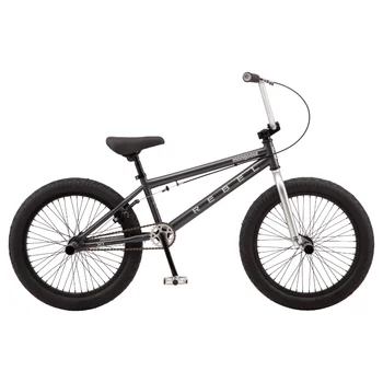 Велосипед Mongoose Rebel X1 BMX, 20 дюймов Колеса для мальчиков/девочек, серый серый велосипед
