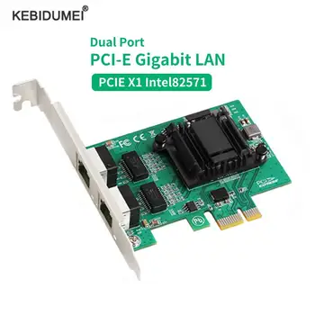 10 М/100 М/1000 Мбит/с PCIe Lan Адаптер Gigabit Ethernet PCI Express Сетевая карта PCI-E 1 Гбит/с RJ45 LAN Адаптер PCIe Конвертер для ПК