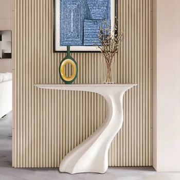 Японский Дизайн Приставного Столика Гостиная Белая Спальня Овальный Приставной Столик Дисплей Ремесло Mesas De Centro Para Sala Lujo Мебель Для Дома