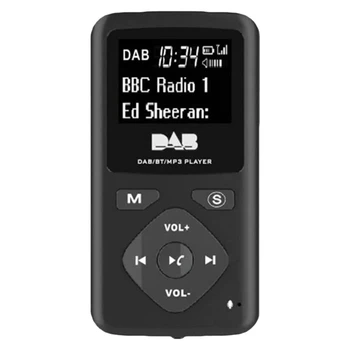 Портативное FM/DAB Цифровое Bluetooth-радио Персональный карманный FM-мини-радиоприемник, удобный для переноски дома