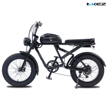 Электрический велосипед AKEZ с 20-дюймовыми снежными шинами S2 RX 48V1500W23AH