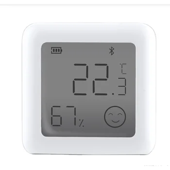 Tuya Bluetooth Умный Датчик температуры и Влажности ЖК-дисплей, Цифровой Гигрометр для помещений, Термометр, Дистанционное управление, Голосовое управление, Smartlife