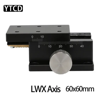 X Axis LWX4060 Канавка в виде Ласточкиного Хвоста Тонкая настройка Платформы Управляемая Платформа ручного переключения Передач Ручка Переключения Передач Слайд XWG60 Новый