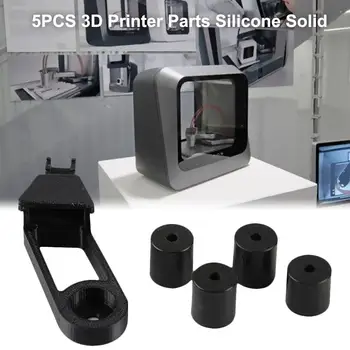 Детали для 3D-принтера 5PCS Силиконовое твердое крепление Для Ender-3 CR10, Силиконовая колонна для выравнивания горячей кровати, Высокотемпературная Сменная Пружина