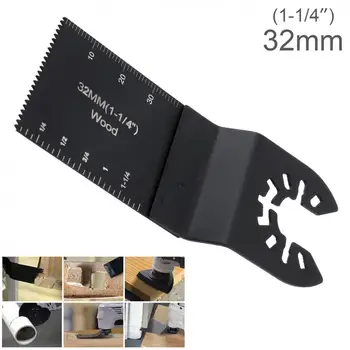 32 мм черное пильное полотно из вольфрамовой стали, аксессуары для электроинструментов, острый зуб для резки дерева/листового шлифования/Резки ПВХ/ногтей