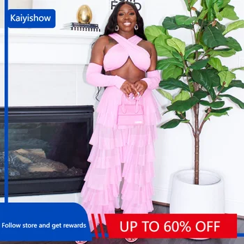 Комплект одежды из двух предметов в африканском стиле, Новый Модный костюм Дашики в африканском стиле с розовым цветочным рисунком, топ и брюки, вечерние женские наряды