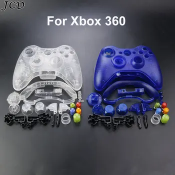JCD для Xbox 360 Корпус беспроводного контроллера Чехол для Xbox360 Замена защитной крышки с комплектом кнопок