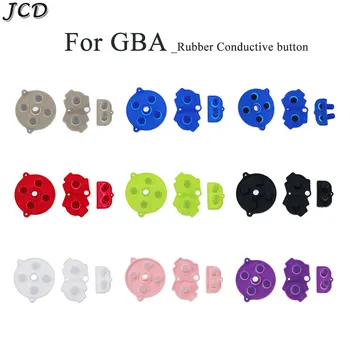 JCD для GameBoy Advance, резиновая проводящая кнопка для консоли GBA, силиконовая клавиатура A B D-pad, пусковые площадки, клавиатура выбора