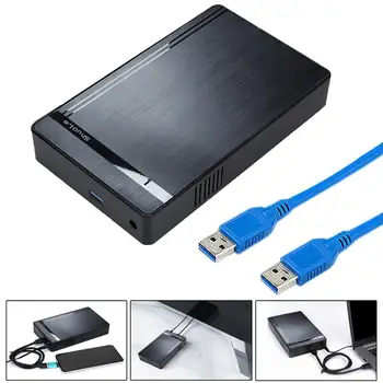 Корпус для жесткого диска, 1 комплект, портативный, без драйверов, ABS, надежная совместимость, USB3.0, внешний чехол для SSD-диска для дома