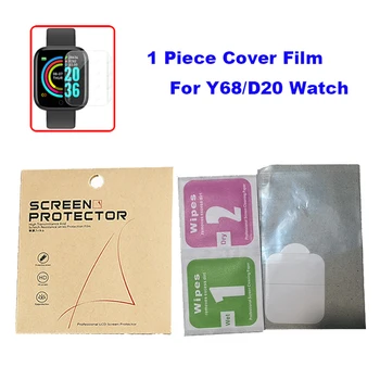 Пленка для экрана наручных часов для смарт-часов D20 Y68, защитная пленка Против царапин, полное покрытие HD Screen Protector