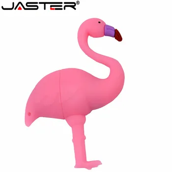 JASTER Флеш-накопитель Flamingo USB Флэш-накопитель 32 ГБ 64 ГБ 16 ГБ 8 ГБ 4 ГБ U-диск Memory Stick Флешка Водонепроницаемый ключ USB подарки для детей
