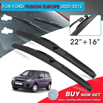 Лезвие Стеклоочистителей Переднего стекла Автомобиля BROSHOO Для Ford Fusion Europe 22 