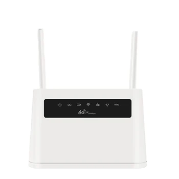 Домашний 4G Маршрутизатор WiFi Маршрутизатор 300 Мбит/с 4G LTE Беспроводной маршрутизатор Встроенный слот Поддержка Макс. 32 Пользователей APN (штепсельная вилка США)