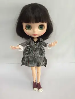 кукла с обнаженным телом, фабричная кукла с черными волосами, подходит для замены игрушки BJD своими руками для девочек