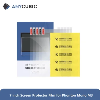 Защитная пленка для экрана Anycubic 7,6 дюйма, ЖК-дисплей для 3D-принтера, защитная пленка для ЖК-дисплея Anycubic Photon Mono M3, устойчивая к царапинам