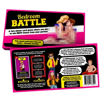 Новая игра-битва в спальне, Отмеченная Наградами Карточная игра Для всех взрослых пар любого пола, Сексуальная позиция, Сексуальные игровые карты, наборы игрушек