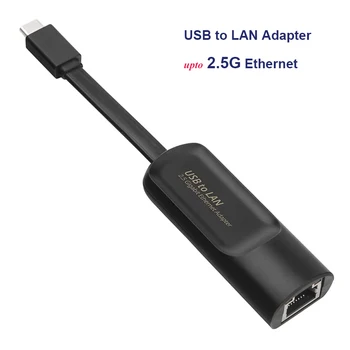 Тип C USB Ethernet Адаптер USB3.0 к RJ45 Ключ Gigabit LAN Сетевой кабель для Портативных ПК Mac Черный USB 3.0 к LAN Адаптеру