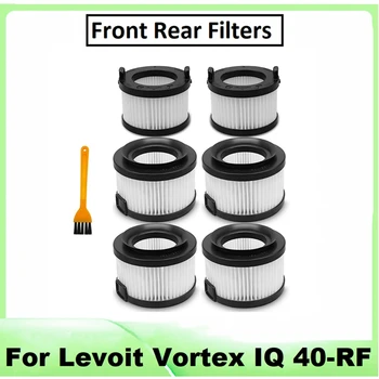 6 Шт. HEPA-фильтр Для Levoit Vortex IQ 40-RF Vacuum Clean Передние и Задние Фильтры Моющиеся Сменные Аксессуары