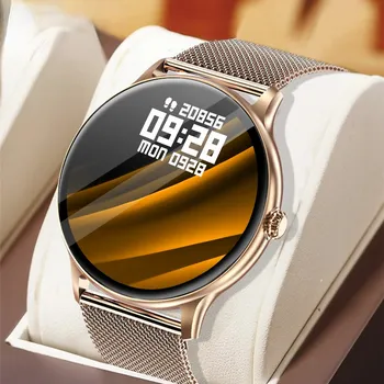 Модные Умные часы с Bluetooth-браслетом для вызова, Многофункциональные Часы для фитнеса, Новые Мужские Женские Умные часы для Android iOS