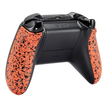Оранжевые задние панели с экстремальной текстурой, нескользящие боковые направляющие, запасные части для контроллера Xbox One X и One S