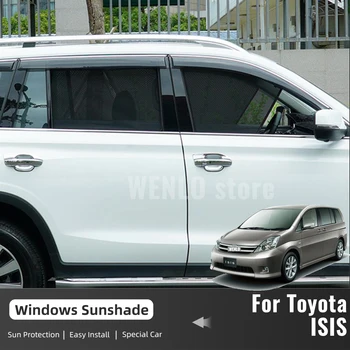 Для Toyota ISIS AM10 2004-2017 Магнитный автомобильный солнцезащитный козырек, козырек для рамы Переднего лобового стекла, шторка для заднего бокового окна, солнцезащитный козырек