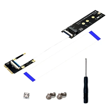 Высокоскоростной SSD-накопитель .2 (NGFF) NVME к адаптеру Mini PCIe с резьбовым соединением кабеля FFC для увеличения емкости хранилища