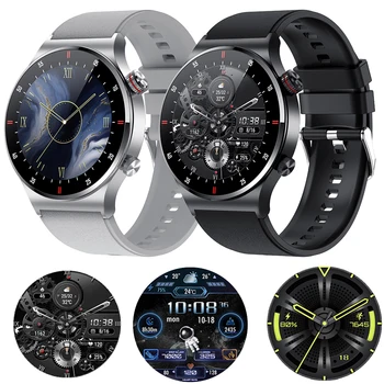 Смарт-часы для Samsung Galaxy S10 + Huawei Honor 30 Мужские Умные Часы с Сенсорным экраном для Звонков, Водонепроницаемые Часы для Измерения Артериального Давления и сердечного ритма