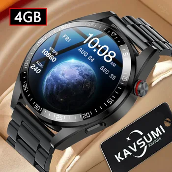 2023 Новые Смарт-часы с Bluetooth-Вызовом 454*454 AMOLED 1,39-дюймовый Экран, часы, всегда отображающие время, 4 ГБ локальной музыки, Умные Часы Для Мужчин
