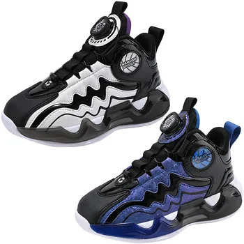 31-40 Новая молодежная детская спортивная обувь для мальчиков и девочек, обувь для студенческих школьных спортивных тренировок, баскетбольная обувь