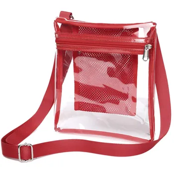 Корейская версия Желейной прозрачной сумки из ПВХ, Летняя Новая Прозрачная Маленькая женская сумка-мессенджер, маленькая сумка для покупок
