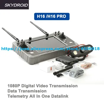 Новый Skydroid H16/Pro 2,4 ГГц 16CH FHSS 20 Км 1080 P Передача цифровых Видеоданных Телеметрический Передатчик Телеметрия 4в1 Канал передачи данных