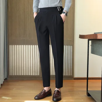 2023, Новые мужские Повседневные брюки в Неаполе, Осенние легкие деловые брюки, Модные мужские Брюки